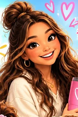 Cartoon character of Carina